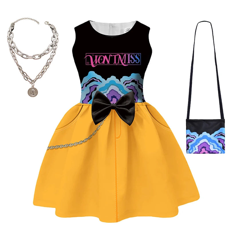 Demon Hunter Team Rumi, Zoey & Mira K-Pop Girls Cosplay Dress