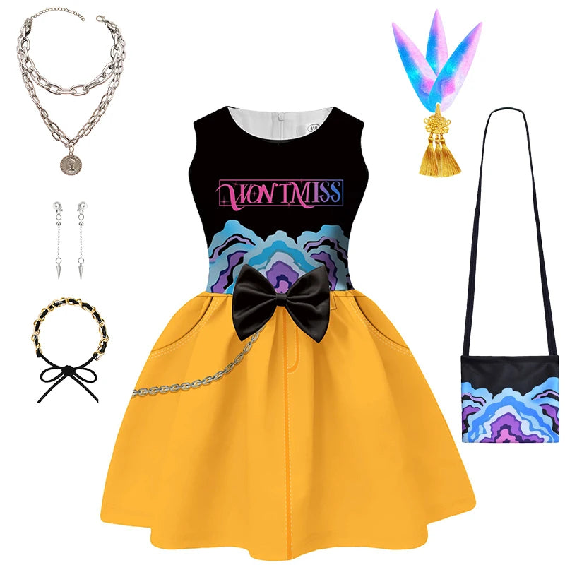 Demon Hunter Team Rumi, Zoey & Mira K-Pop Girls Cosplay Dress