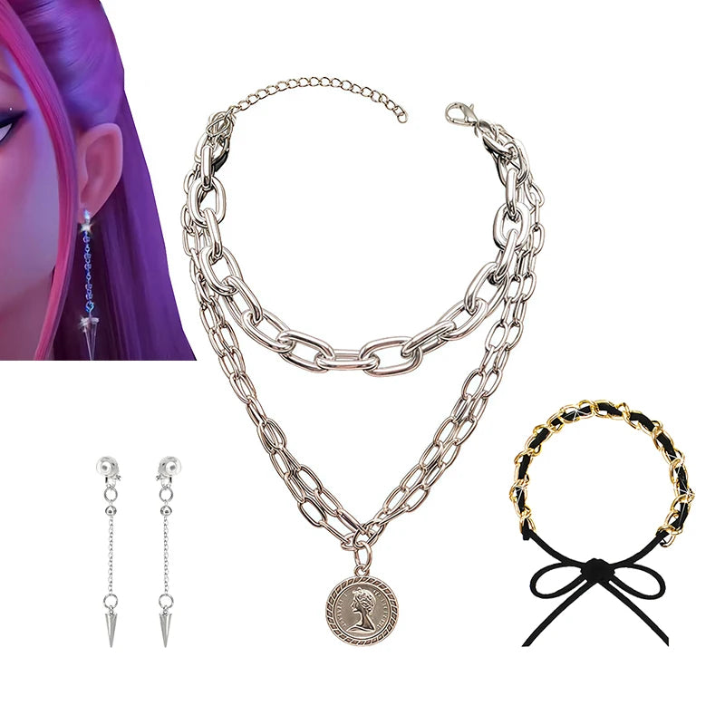 Demon Hunter Team Rumi, Zoey & Mira K-Pop Girls Cosplay Dress