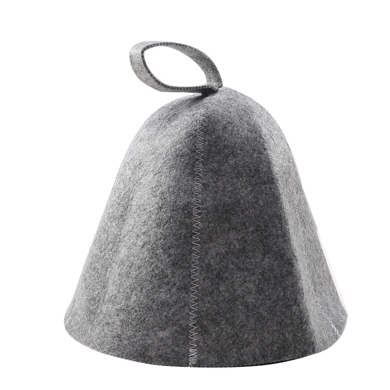 Qinsky Sauna Hat Unisex Felt Sauna Cap