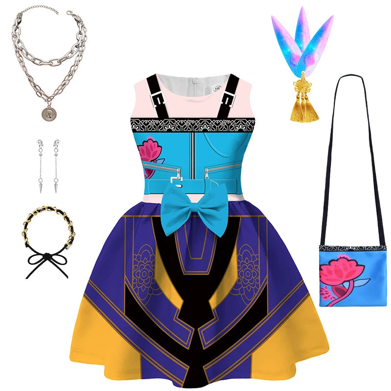 Demon Hunter Team Rumi, Zoey & Mira K-Pop Girls Cosplay Dress