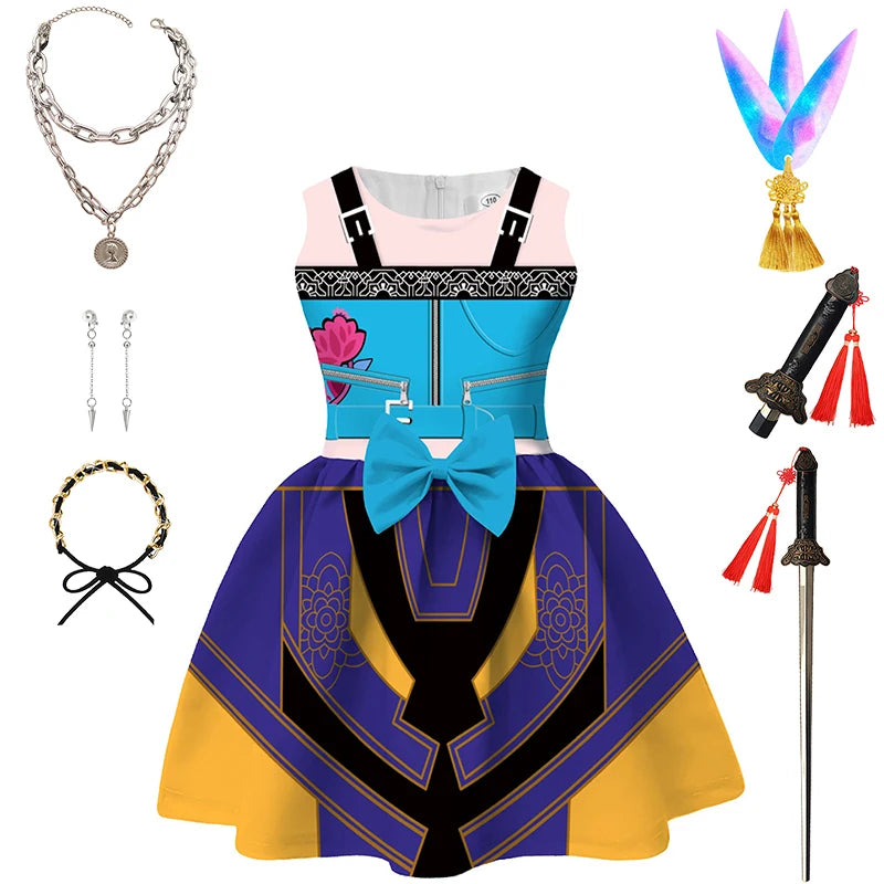 Demon Hunter Team Rumi, Zoey & Mira K-Pop Girls Cosplay Dress