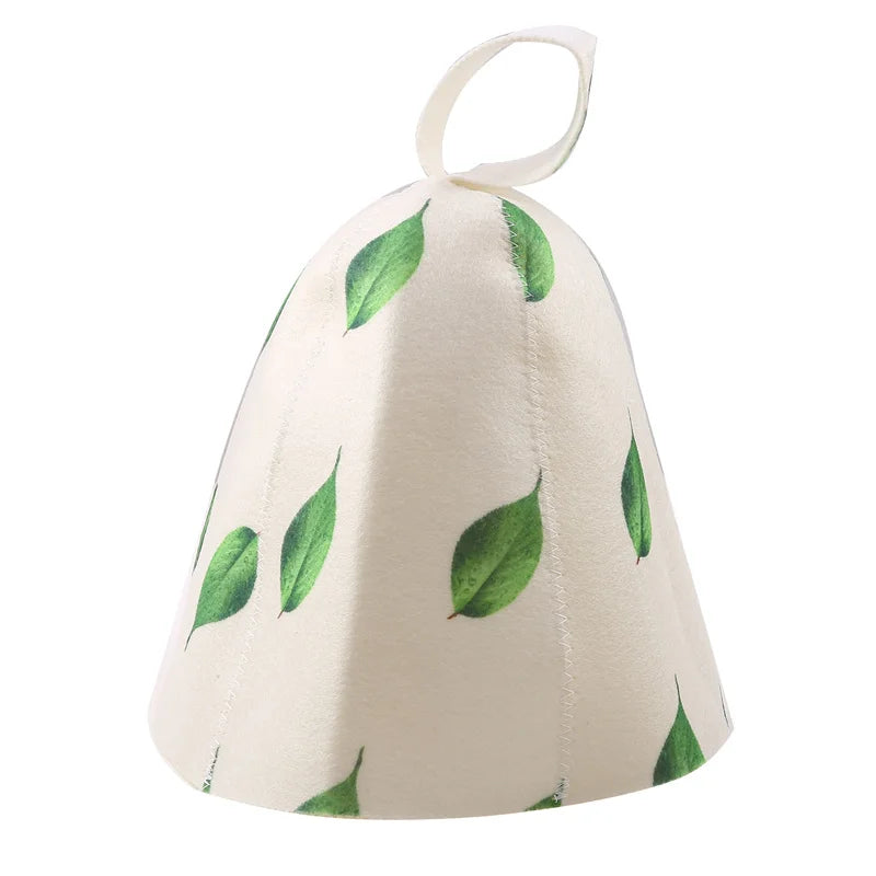 Qinsky Sauna Hat Unisex Felt Sauna Cap