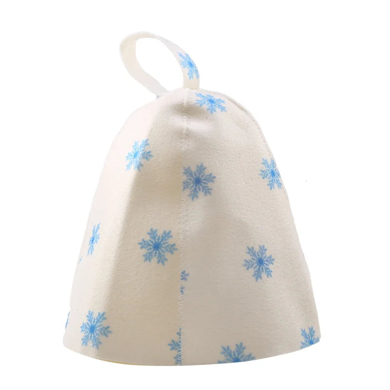 Qinsky Sauna Hat Unisex Felt Sauna Cap