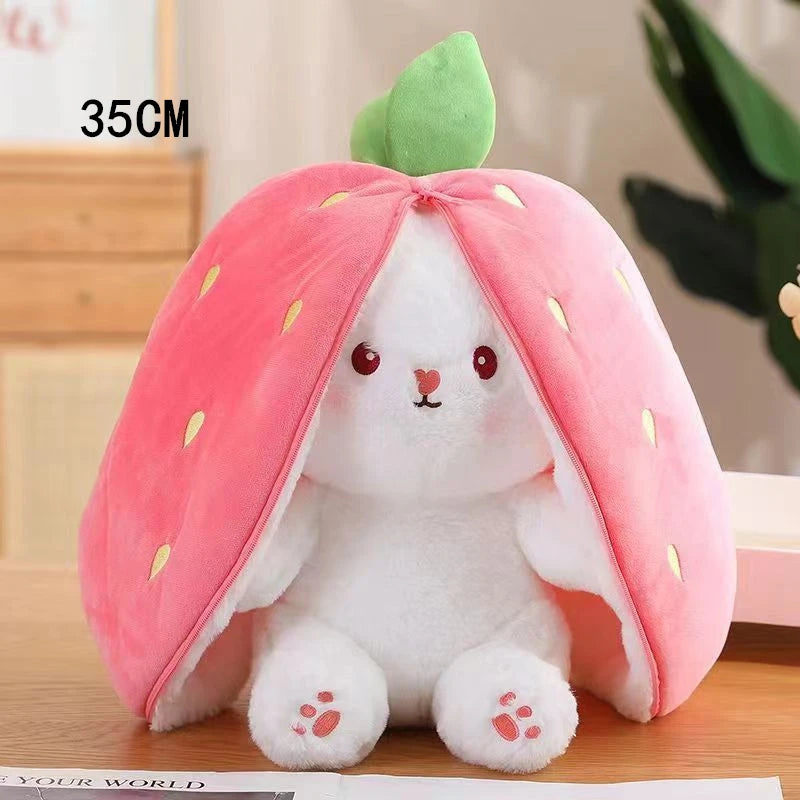 Kawaii Fruit Bunny Plush Toy – Cute Rabbit Plush Gift
