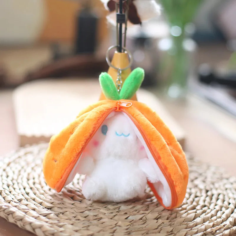Kawaii Fruit Bunny Plush Toy – Cute Rabbit Plush Gift