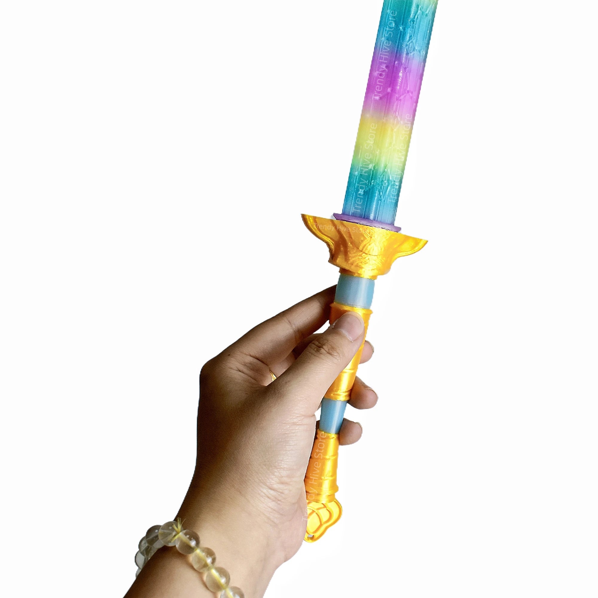 Rumi Demon Hunters Kpop Idol Light-Up Cosplay Sword Prop