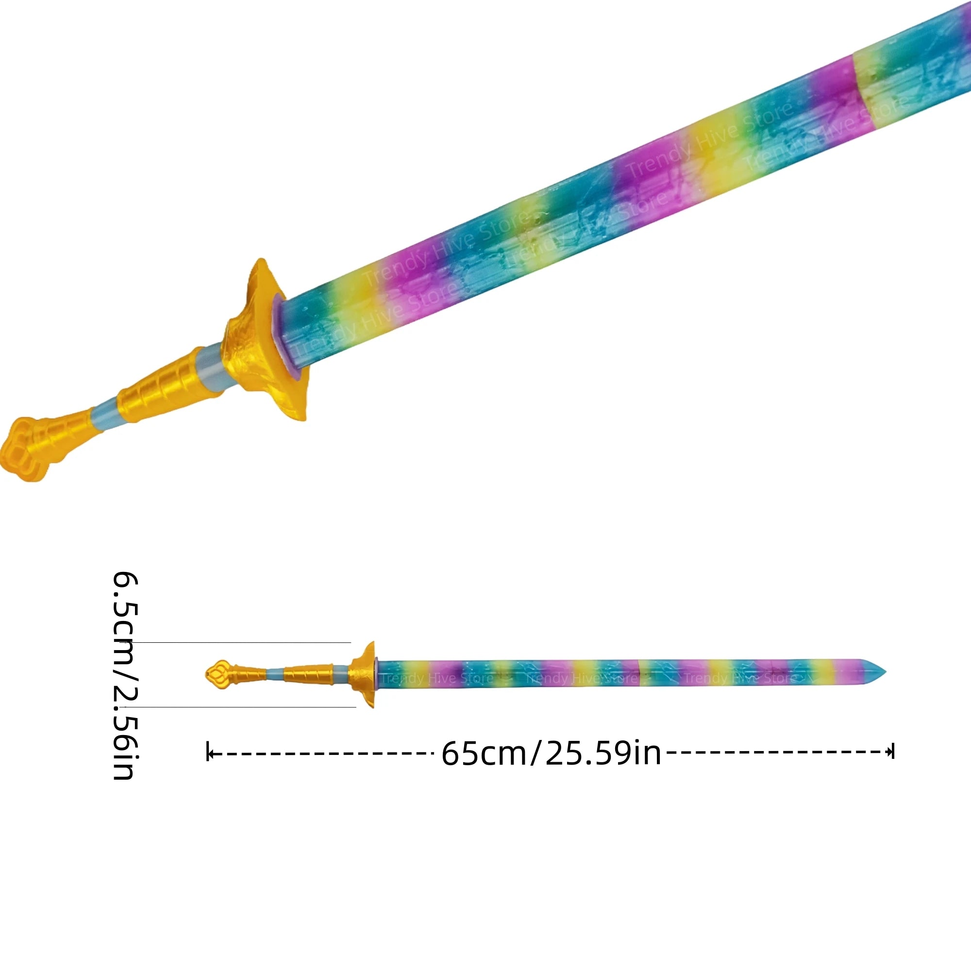 Rumi Demon Hunters Kpop Idol Light-Up Cosplay Sword Prop