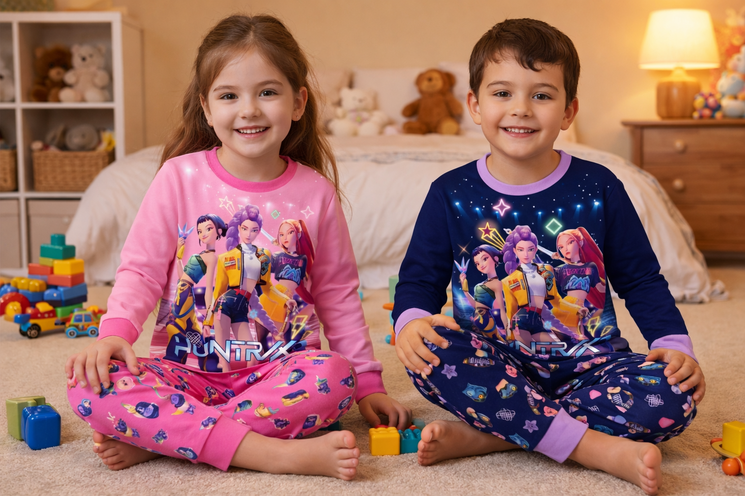 K-Pop Demon Hunters Kids Pajama Set – 2-Piece