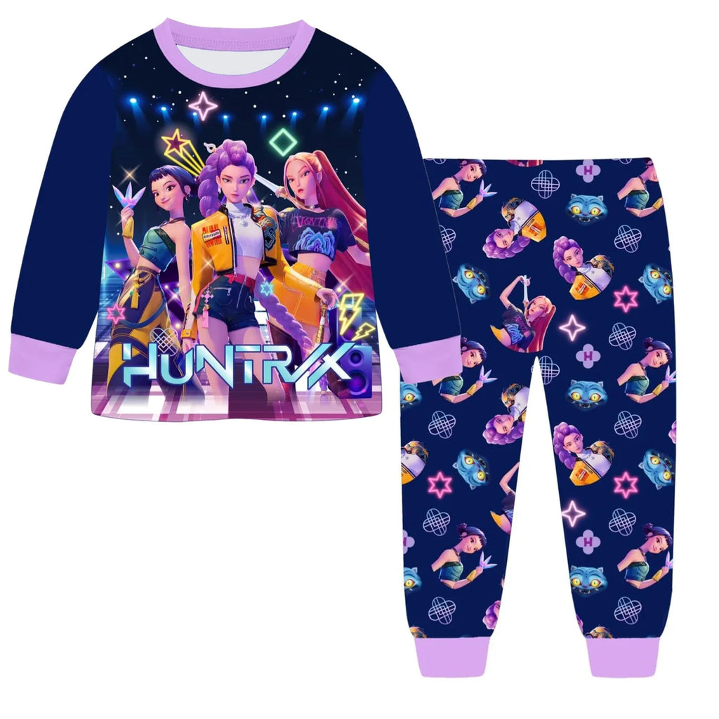 K-Pop Demon Hunters Kids Pajama Set – 2-Piece