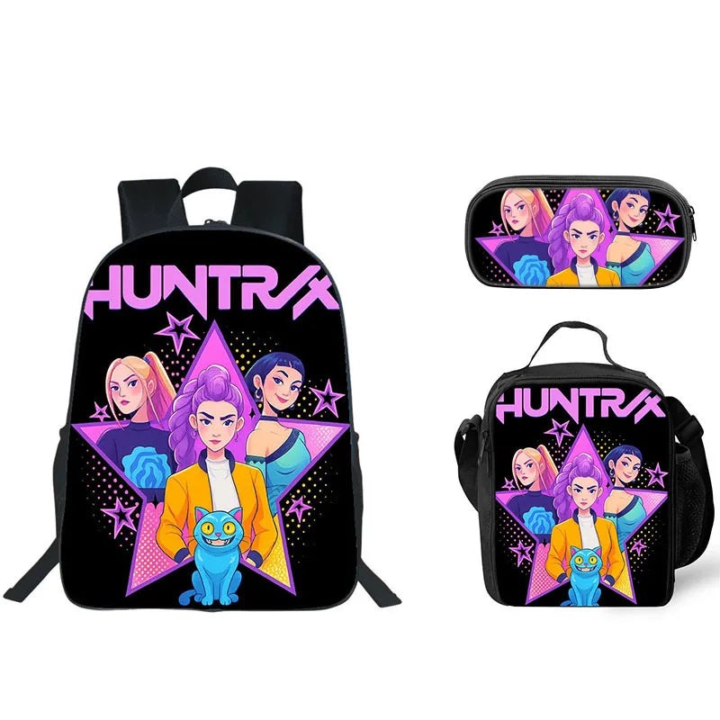 K-Pop Demon Hunters 3-Piece School Bag Set