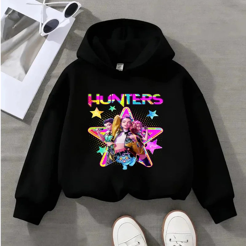 Rumi, Zoey & Mira K-Pop Demon Hunter Girls Hoodie