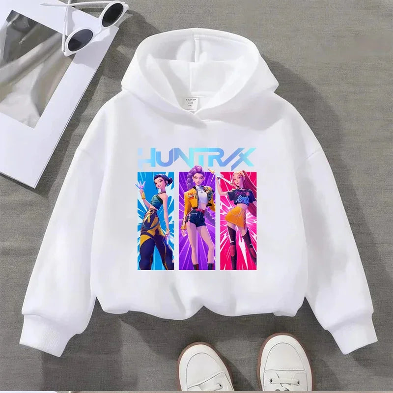 Rumi, Zoey & Mira K-Pop Demon Hunter Girls Hoodie