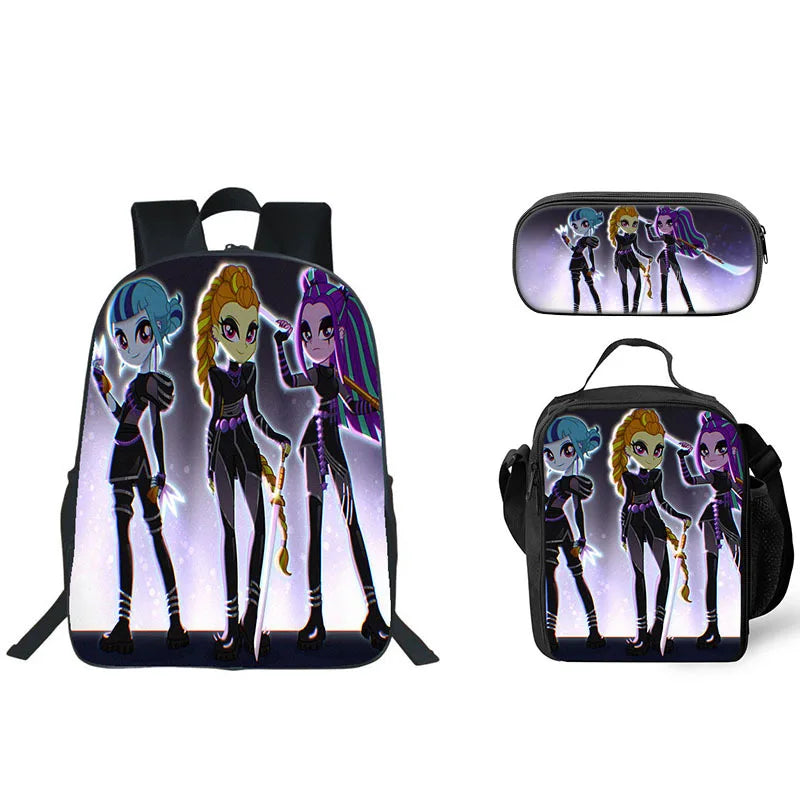 K-Pop Demon Hunters 3-Piece School Bag Set