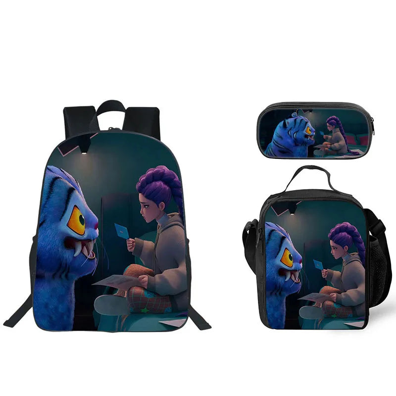 K-Pop Demon Hunters 3-Piece School Bag Set