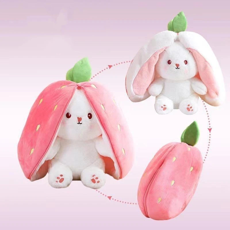 Kawaii Fruit Bunny Plush Toy – Cute Rabbit Plush Gift