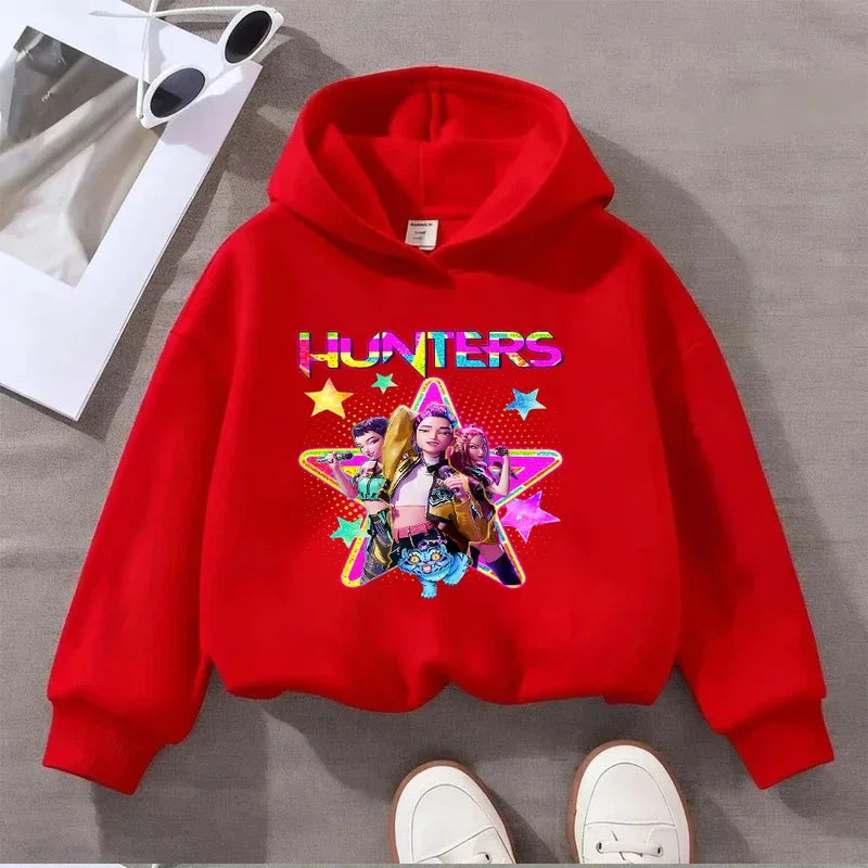 Rumi, Zoey & Mira K-Pop Demon Hunter Girls Hoodie