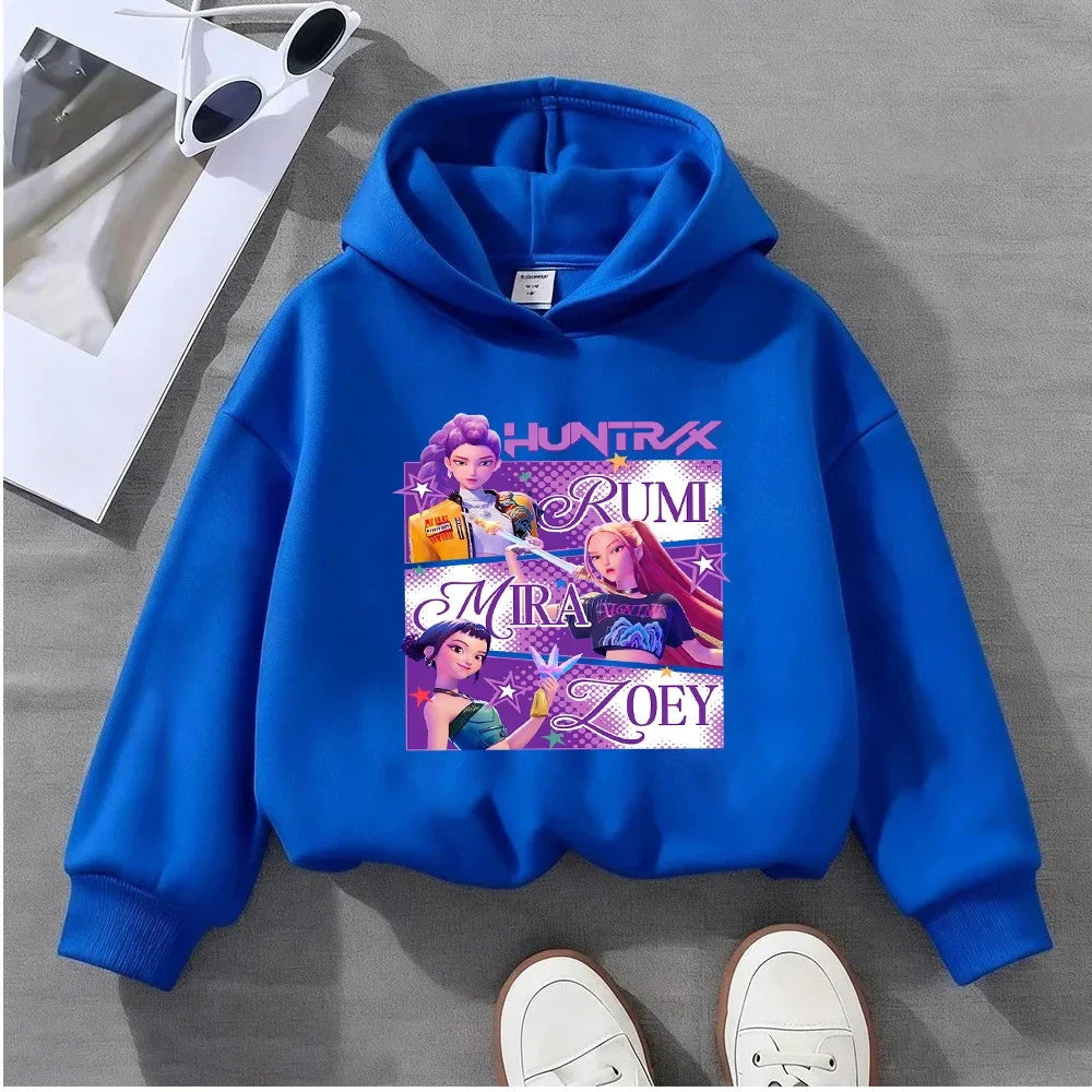 Rumi, Zoey & Mira K-Pop Demon Hunter Girls Hoodie