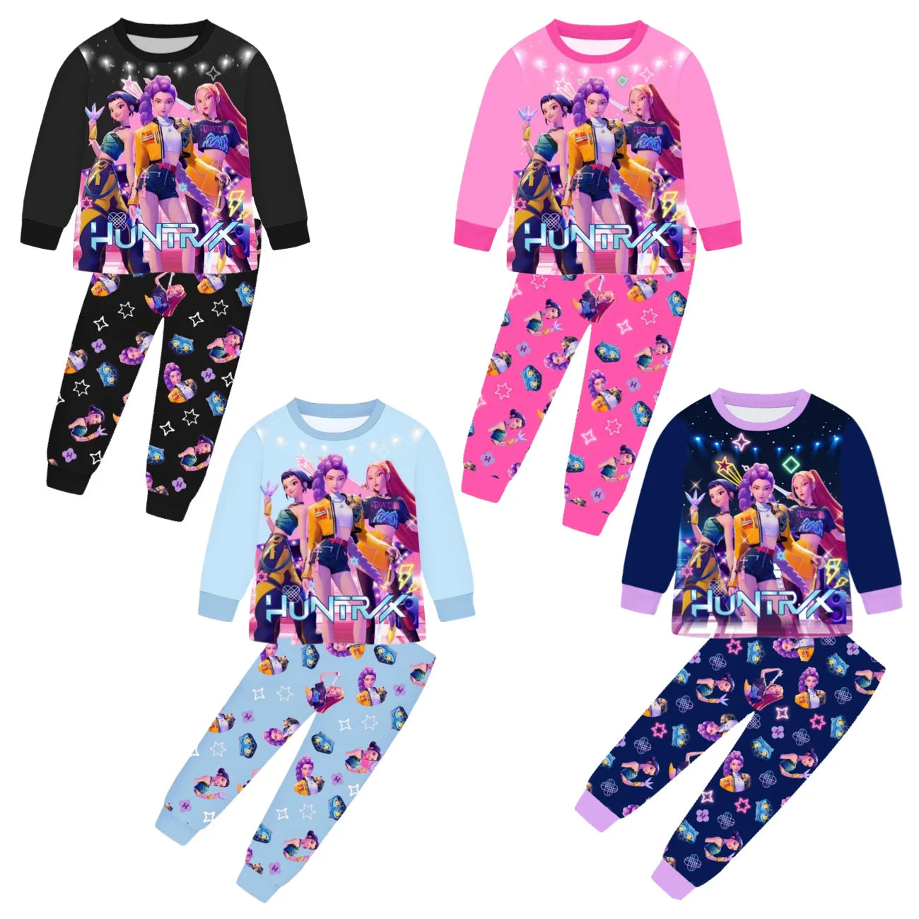 K-Pop Demon Hunters Kids Pajama Set – 2-Piece