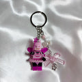 3D Minifigure Keychain - Pink Fairy Bat