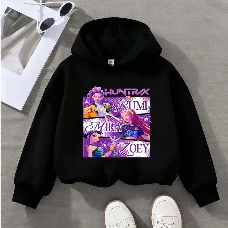 Rumi, Zoey & Mira K-Pop Demon Hunter Girls Hoodie