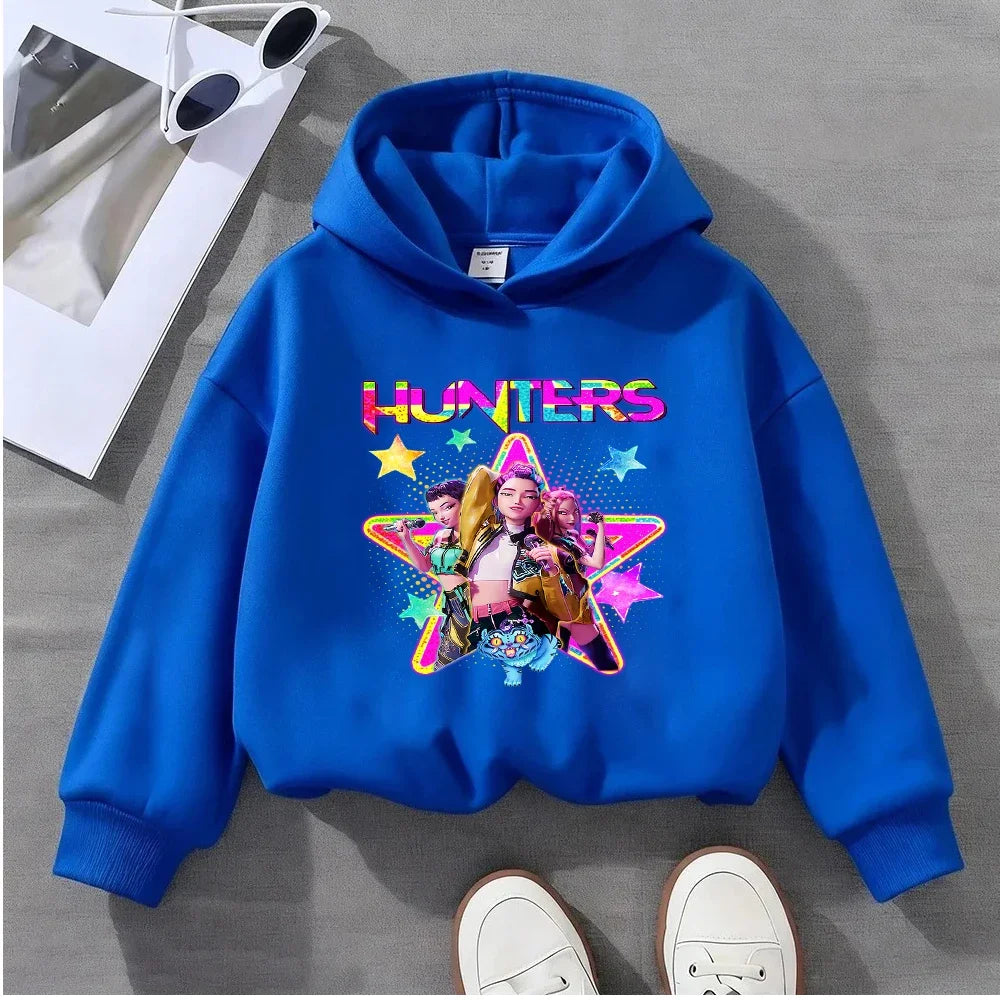 Rumi, Zoey & Mira K-Pop Demon Hunter Girls Hoodie