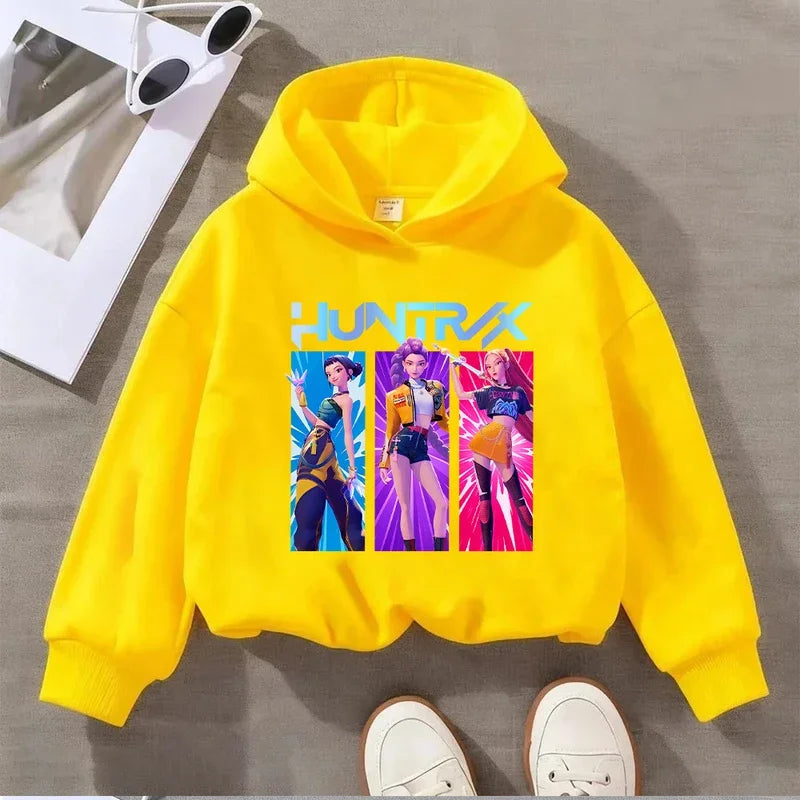 Rumi, Zoey & Mira K-Pop Demon Hunter Girls Hoodie