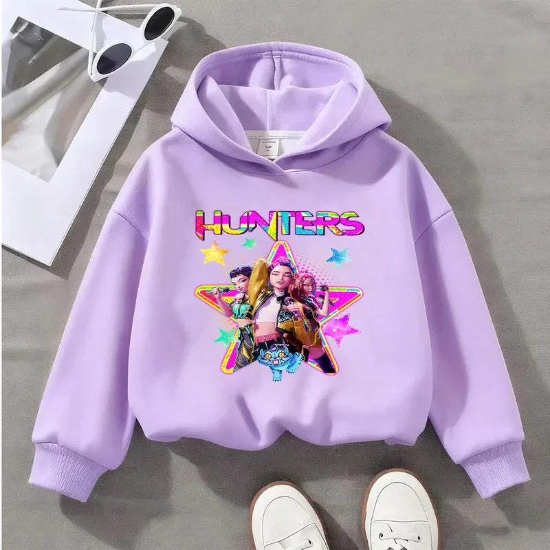 Rumi, Zoey & Mira K-Pop Demon Hunter Girls Hoodie