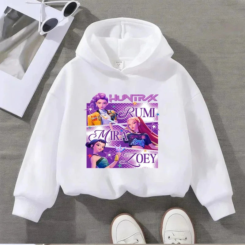Rumi, Zoey & Mira K-Pop Demon Hunter Girls Hoodie