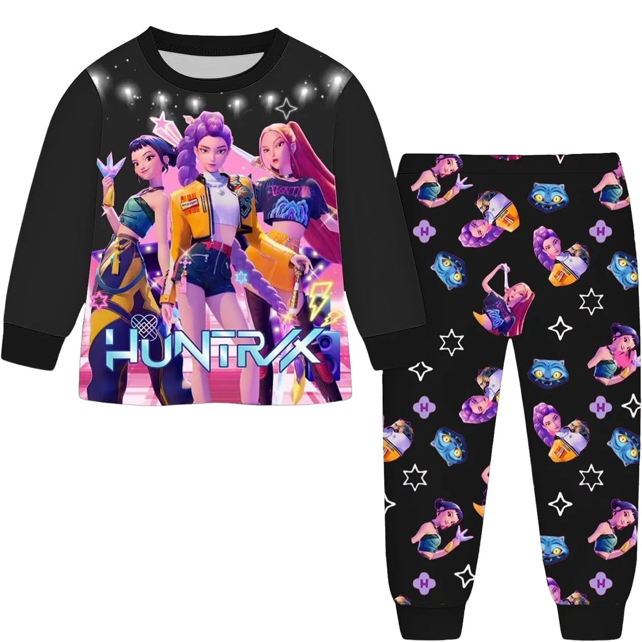 K-Pop Demon Hunters Kids Pajama Set – 2-Piece
