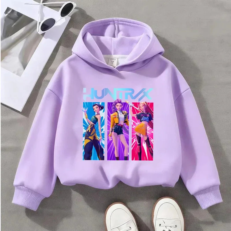 Rumi, Zoey & Mira K-Pop Demon Hunter Girls Hoodie