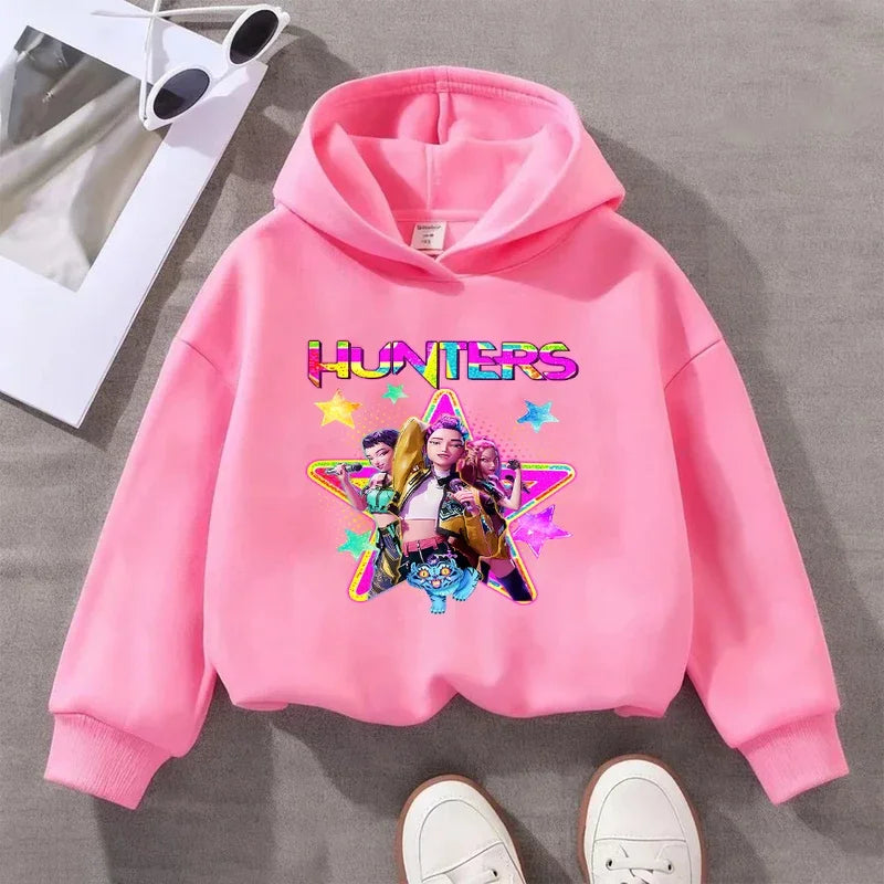 Rumi, Zoey & Mira K-Pop Demon Hunter Girls Hoodie