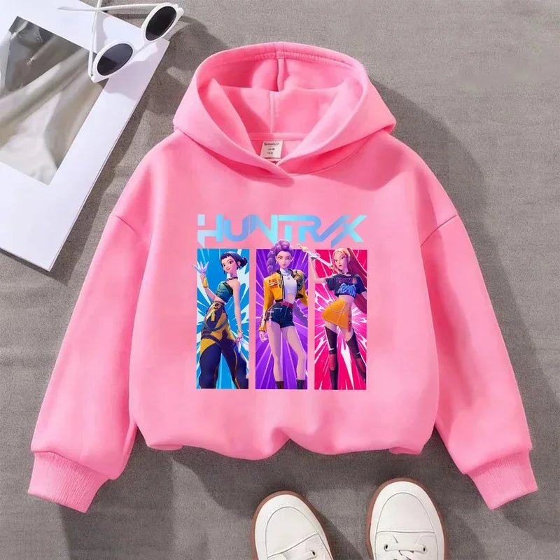 Rumi, Zoey & Mira K-Pop Demon Hunter Girls Hoodie