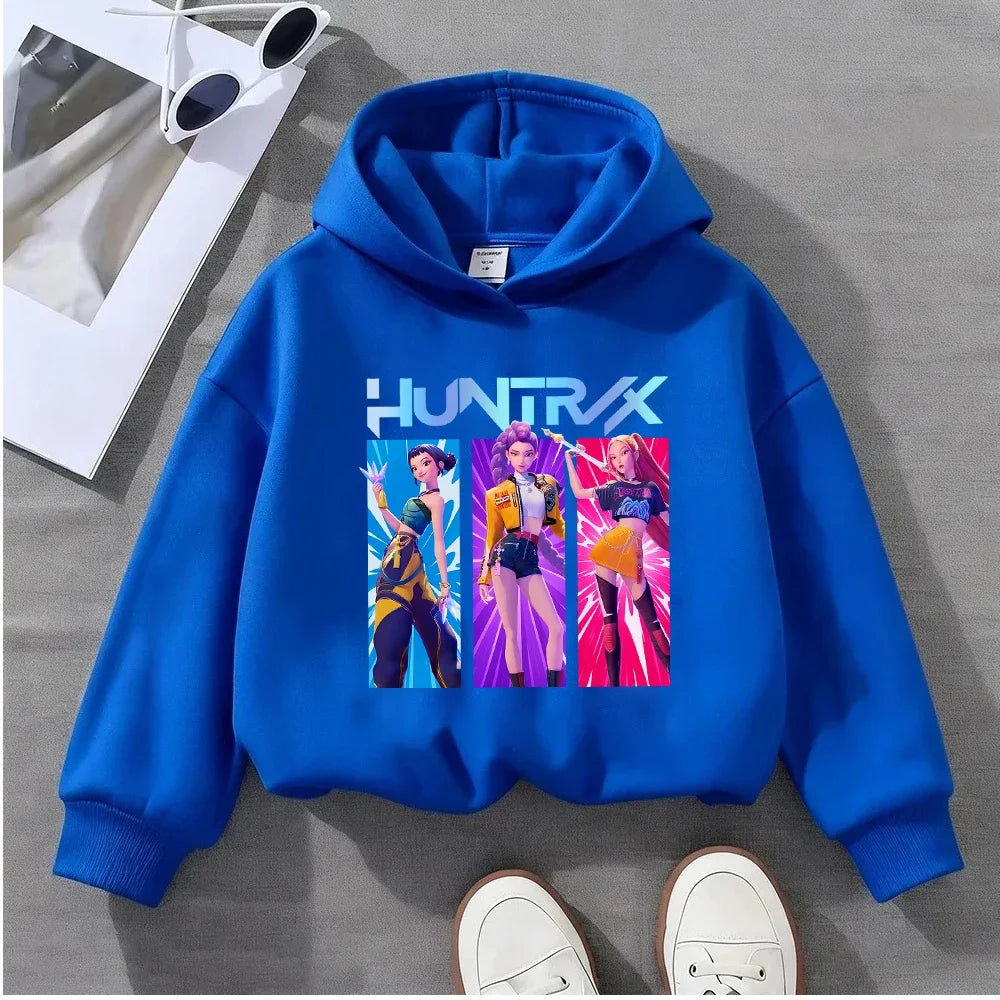 Rumi, Zoey & Mira K-Pop Demon Hunter Girls Hoodie